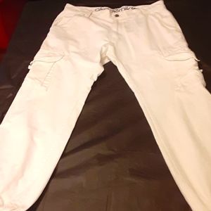 Akademik stadium league white cargo pants